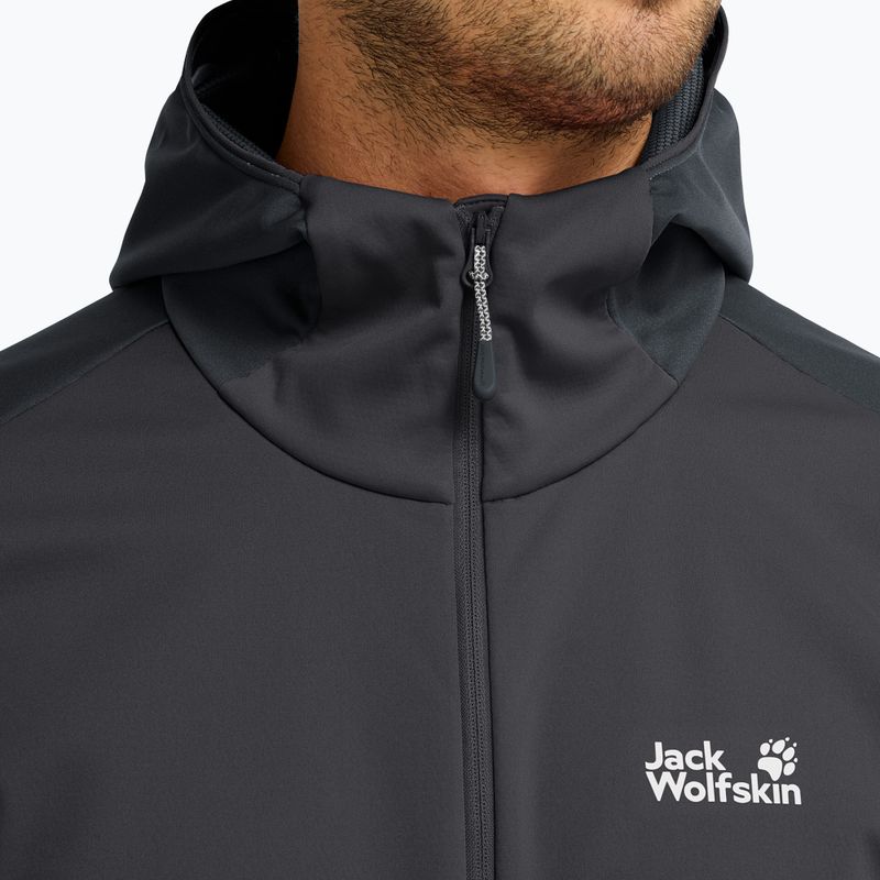 Pánská softshellová bunda Jack Wolfskin Skyvail phantom 4