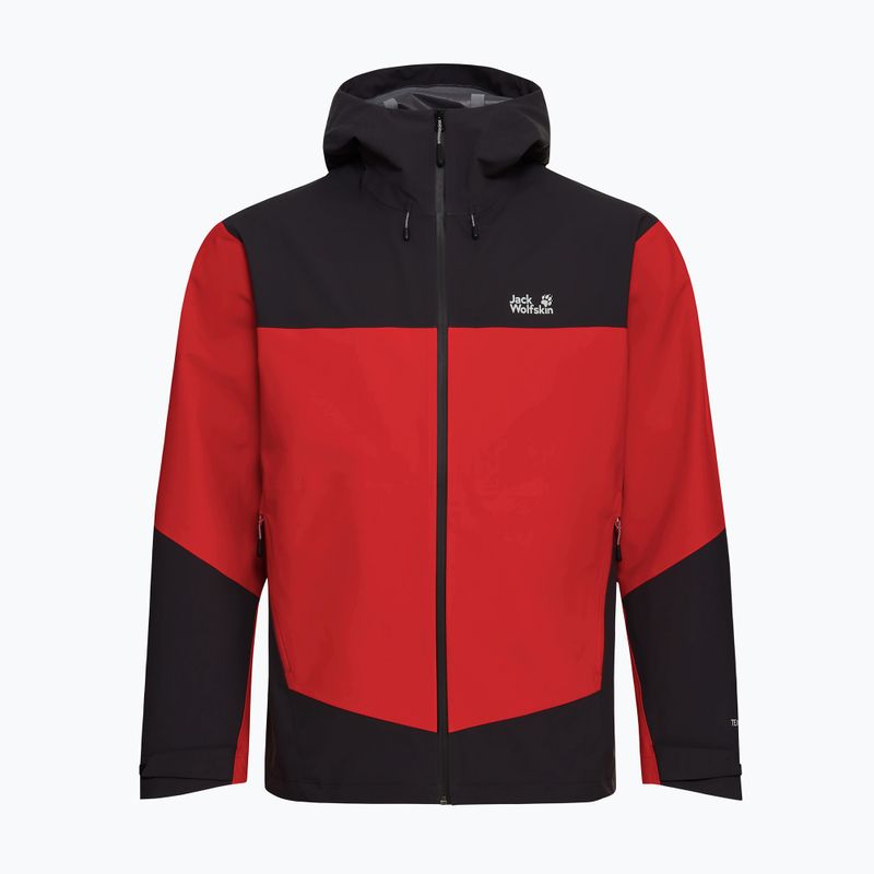 Pánská nepromokavá bunda Jack Wolfskin Rockpaw 3L siren red 7