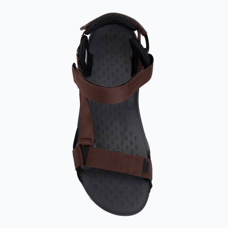 Pánské sandály Jack Wolfskin Ridge dark mahogany 5