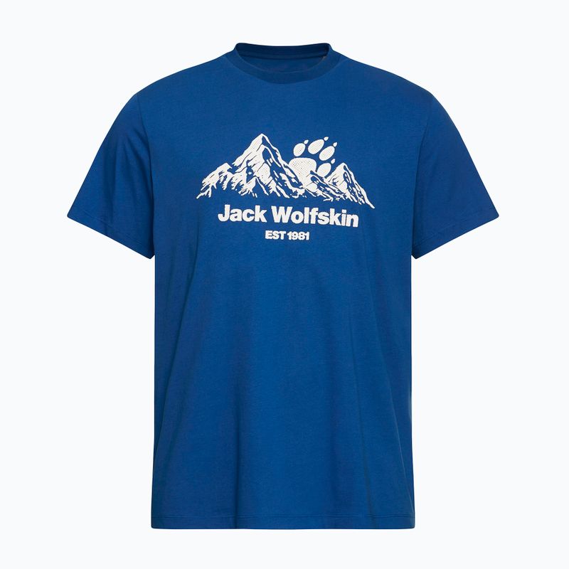 Pánské tričko Jack Wolfskin Carefree blue orchid 5