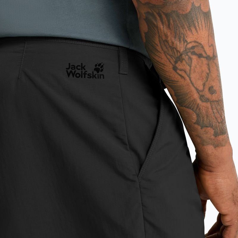 Pánské trekové šortky Jack Wolfskin Duneland black 5