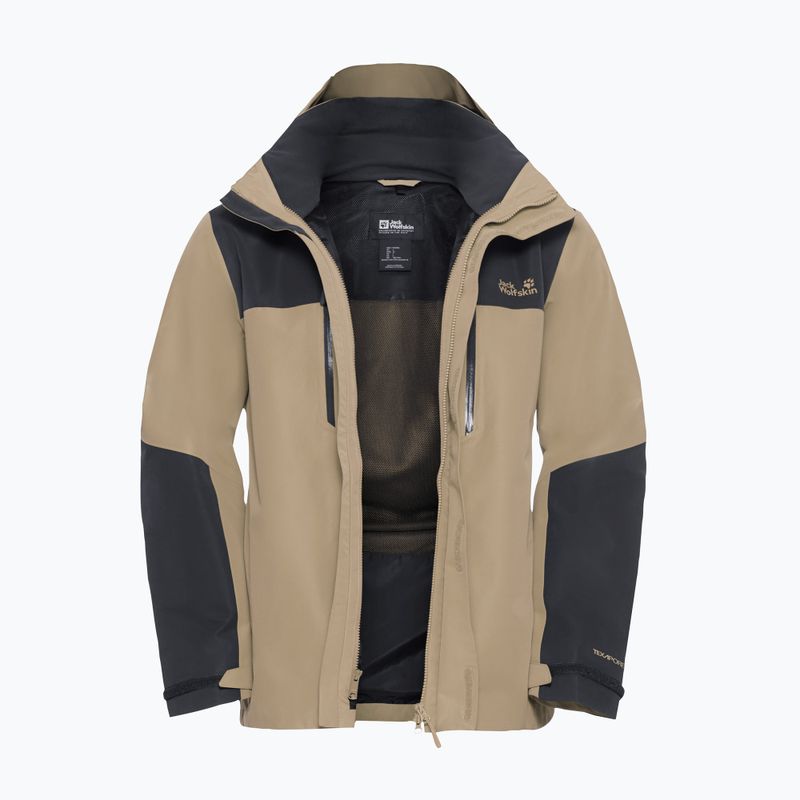 Pánská nepromokavá bunda Jack Wolfskin Jasper 2L hazel wood 9