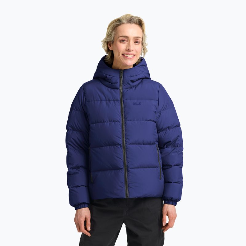 Dámský péřový kabát Jack Wolfskin Frozen Palace glow ink