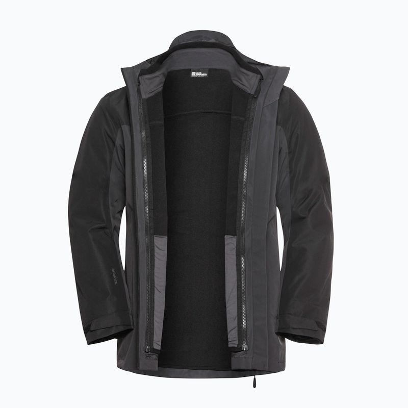 Pánská bunda 3v1 Jack Wolfskin Taubenberg 3In1 phantom 7