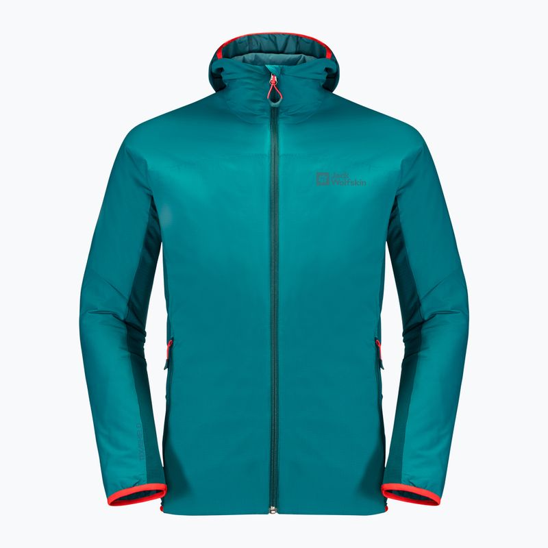 Jack Wolfskin pánská lyžařská bunda Alpspitze Ins Hoody zelená 1206781_1124 4