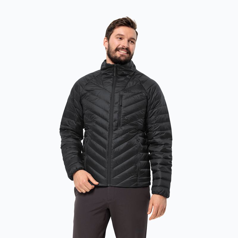 Jack Wolfskin pánská péřová bunda Passamani Down phantom