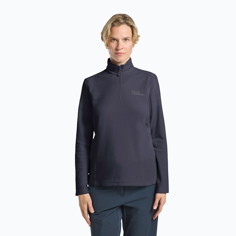 Dámská trekkingová mikina Jack Wolfskin Taunus Hz graphite