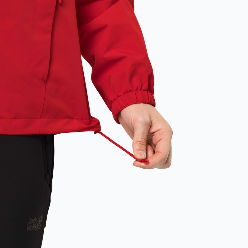 Pánská nepromokavá bunda Jack Wolfskin Stormy Point 2L červená 1111142 3