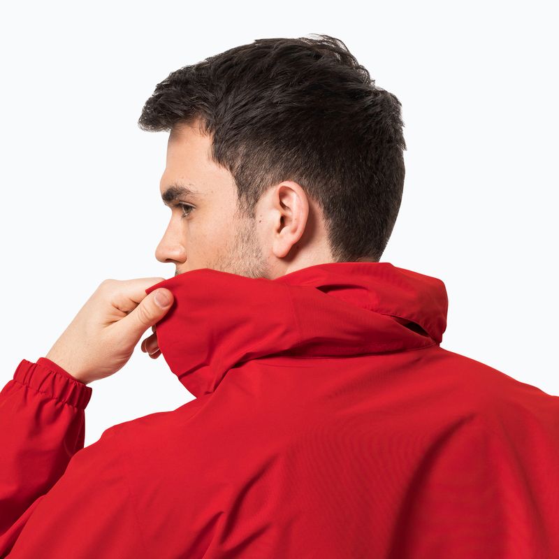 Pánská nepromokavá bunda Jack Wolfskin Stormy Point 2L červená 1111142 4