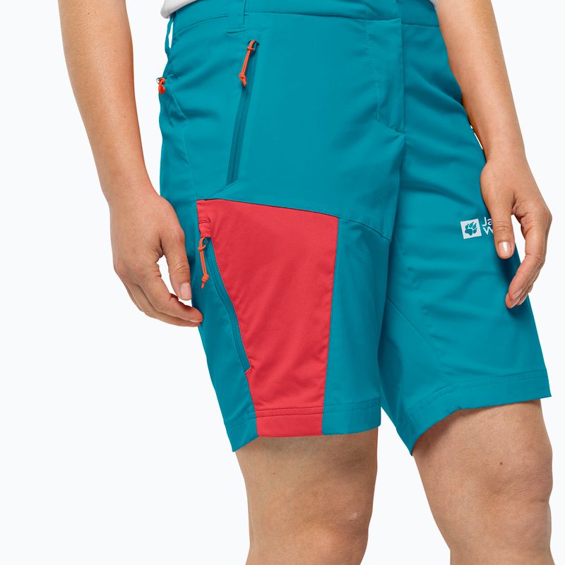 Pánské trekingové kraťasy Jack Wolfskin Glastal modré 1508171 3
