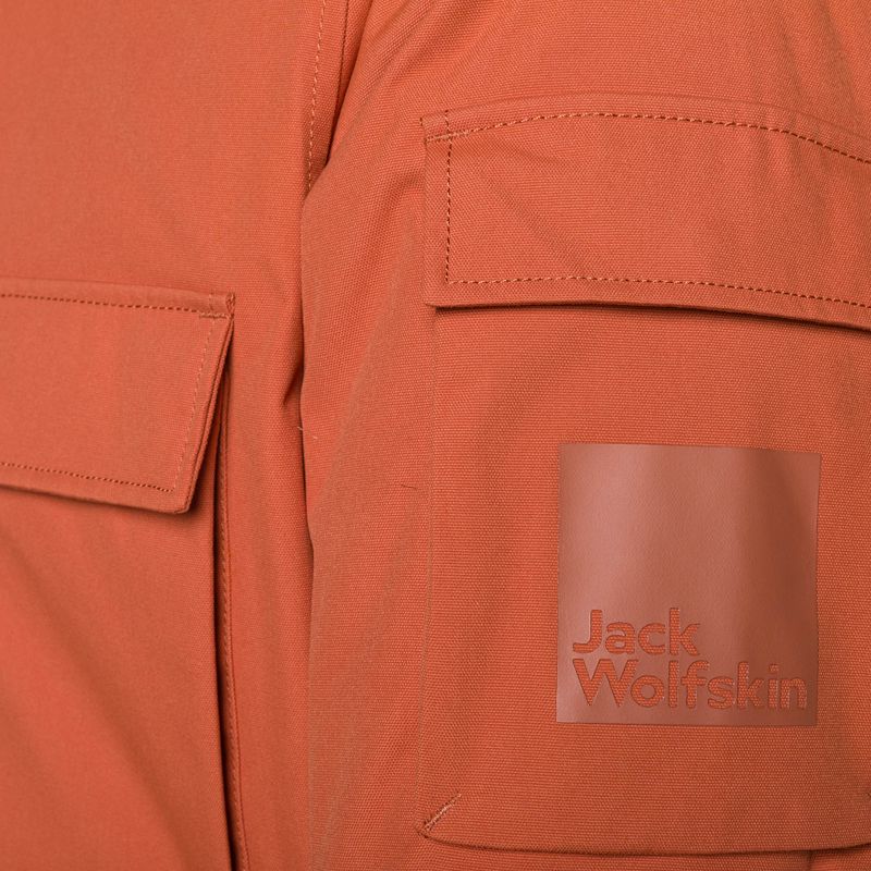 Pánská zimní bunda Jack Wolfskin Glacier Canyon Parka carmine 11