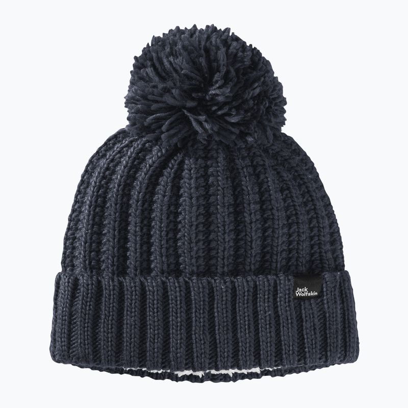 Dámská zimní čepice Jack Wolfskin Highloft Knit night blue
