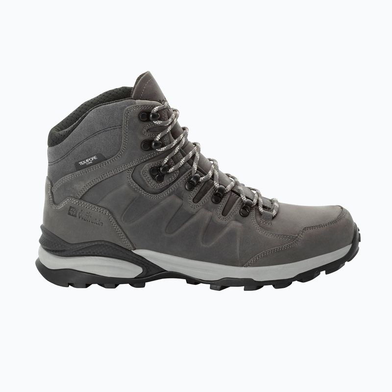Jack Wolfskin pánské trekové boty Refugio Prime Texapore Mid slate grey 12