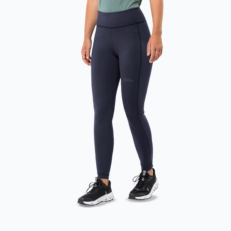 Dámské trekové kalhoty Jack Wolfskin Klintal Tights graphite
