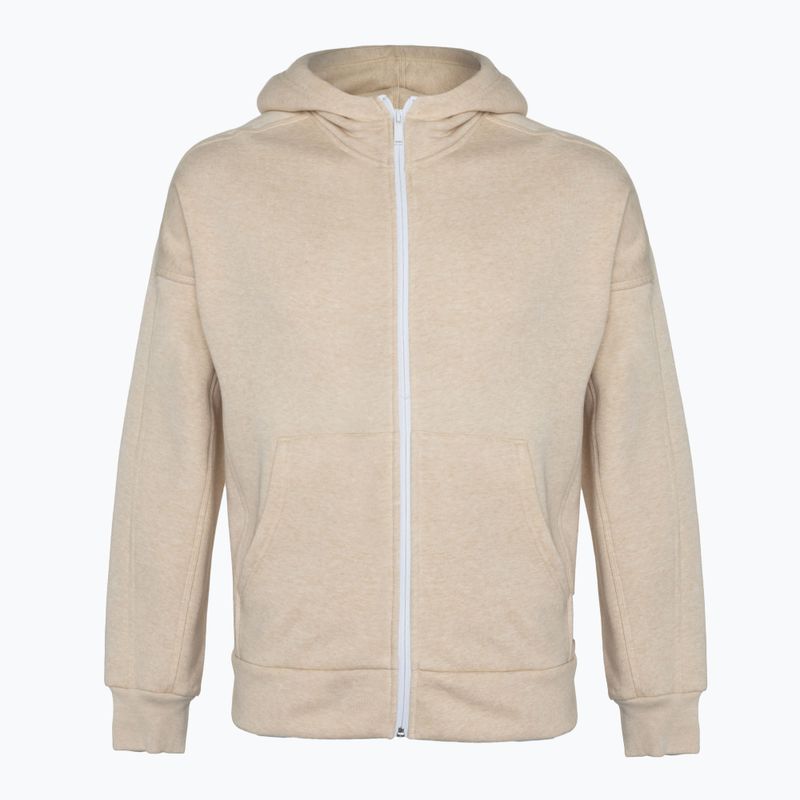 Dámská mikina adidas Studio Lounge Fleece Full Zip botanic beige mel
