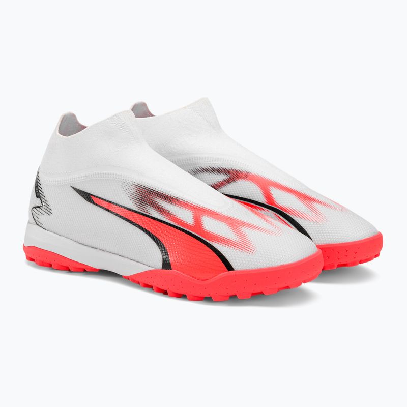 Pánské kopačky PUMA Ultra Match+ Ll TT puma white/puma black/fire orchid 4