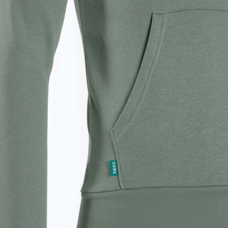 Pánská mikina adidas Essentials + Made With Hemp silver green 3