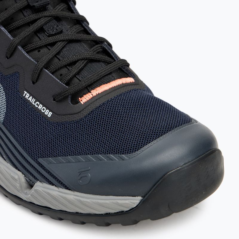Pánské cyklistické tretry adidas FIVE TEN Trailcross Mid Pro legend ink/grey three/coral fusion 7