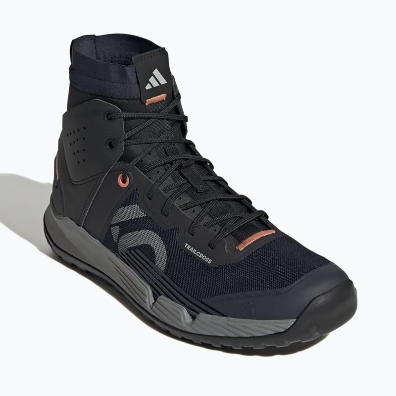 Pánské cyklistické tretry adidas FIVE TEN Trailcross Mid Pro legend ink/grey three/coral fusion 8