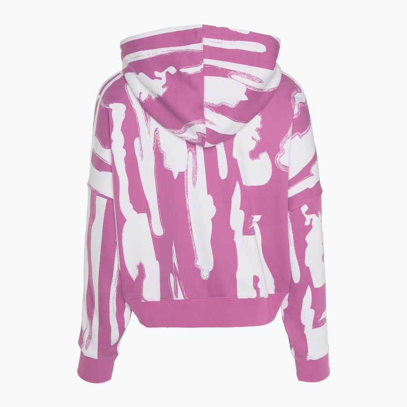 Dámská mikina adidas Thebe Magugu semi pulse lila/white 2