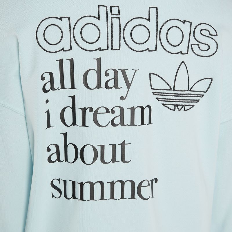 Dámská mikina adidas Graphic almost blue 4