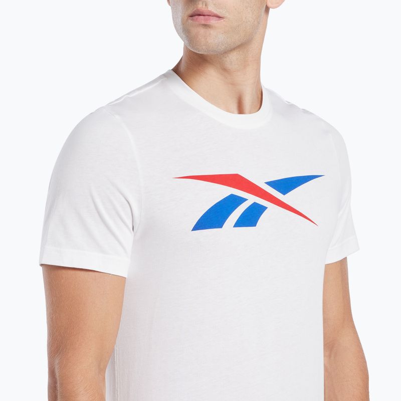 Pánské tričko  Reebok Gs Vector Tee white/vecred/vecblu 4