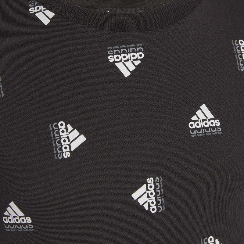 Dětské tričko adidas Brand Love black/white 3