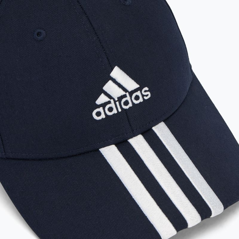 Kšiltovka adidas Baseball 3-Stripes Cotton Twill navy/ white 3