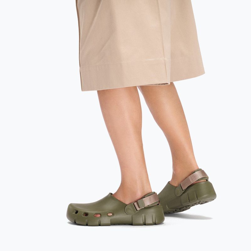 Nazouváky BIRKENSTOCK Birki Flow TEX EVA Regular khaki/gray taupe 10