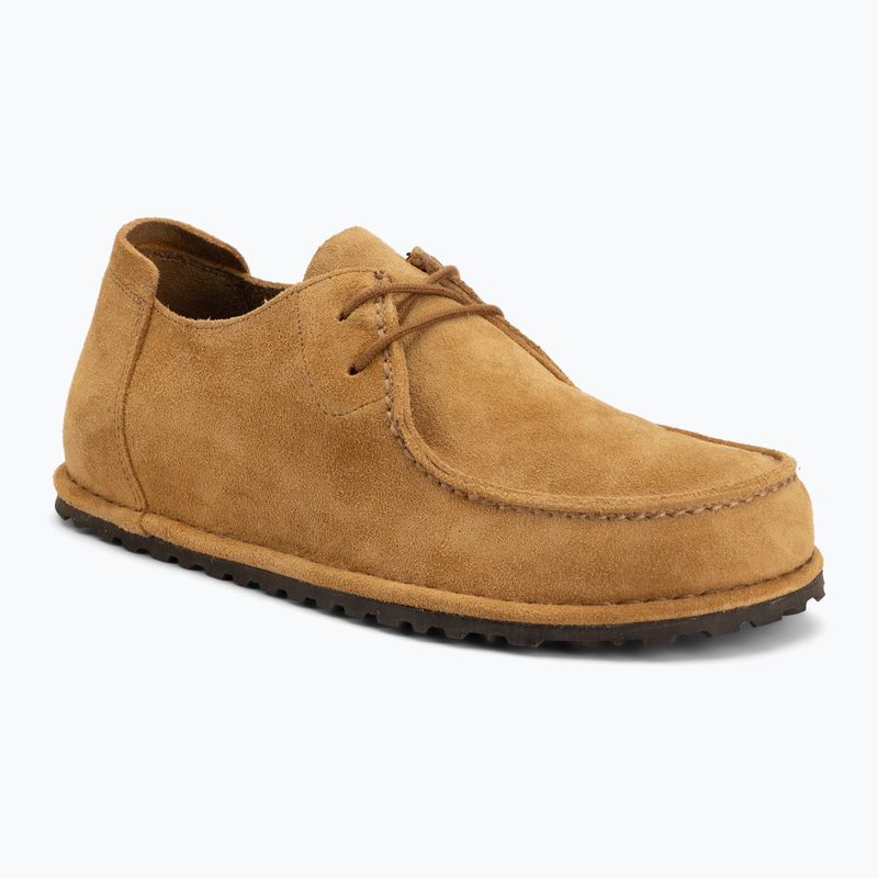 Boty BIRKENSTOCK Utti Lace Suede Leather Regular cork brown