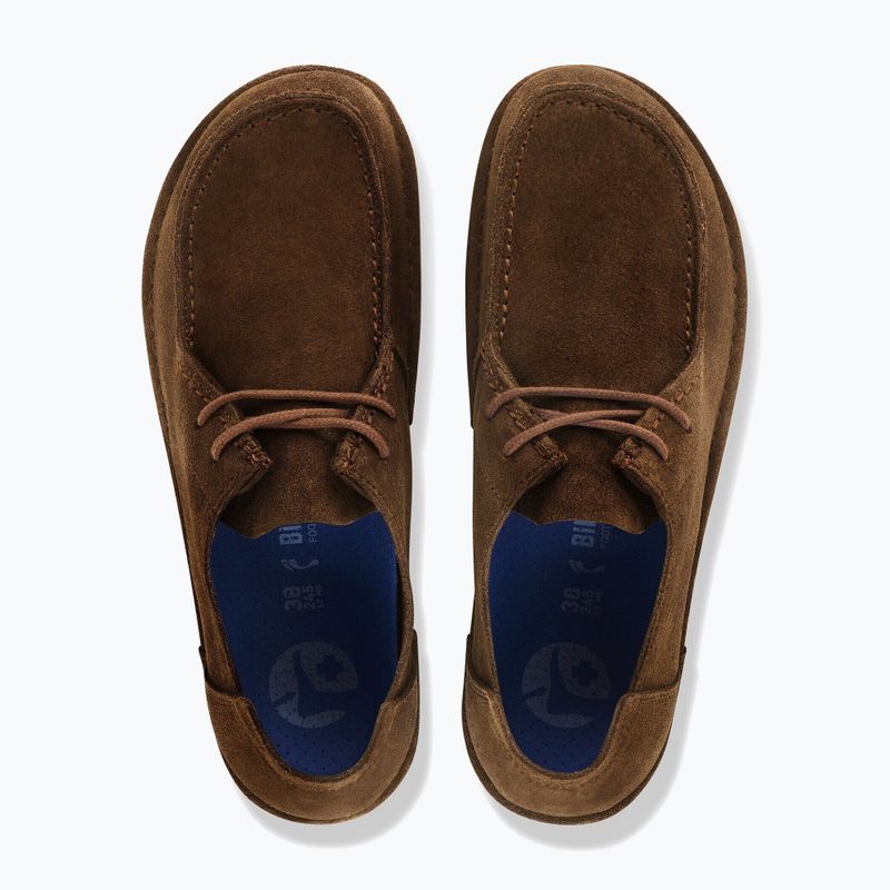 Boty BIRKENSTOCK Utti Lace Suede Leather carafe 4