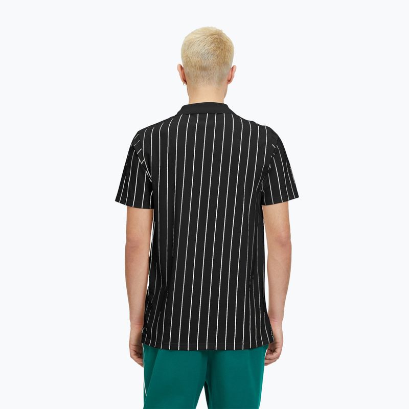 Pánské polo tričko FILA Luckenwalde black/bright white striped 3