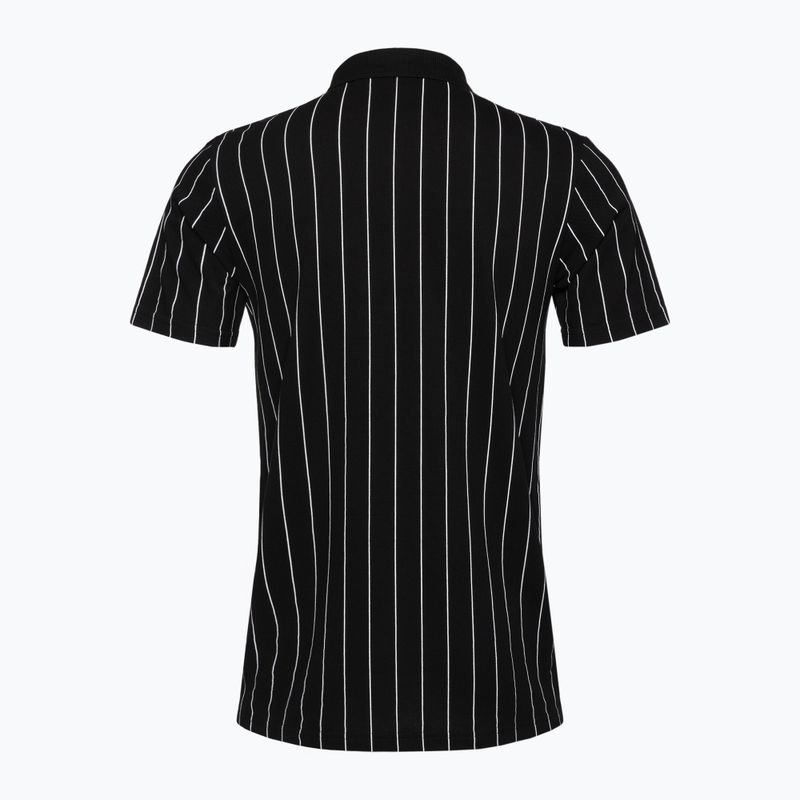 Pánské polo tričko FILA Luckenwalde black/bright white striped 6