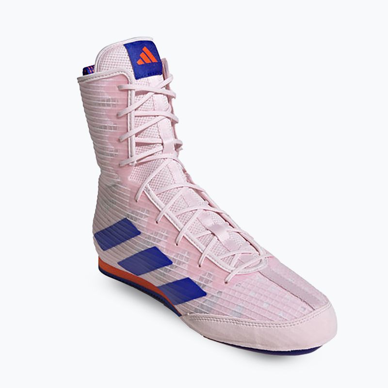 Boxerské boty adidas Box Hog 4 téměř růžová/lucid blue/impact orange 8