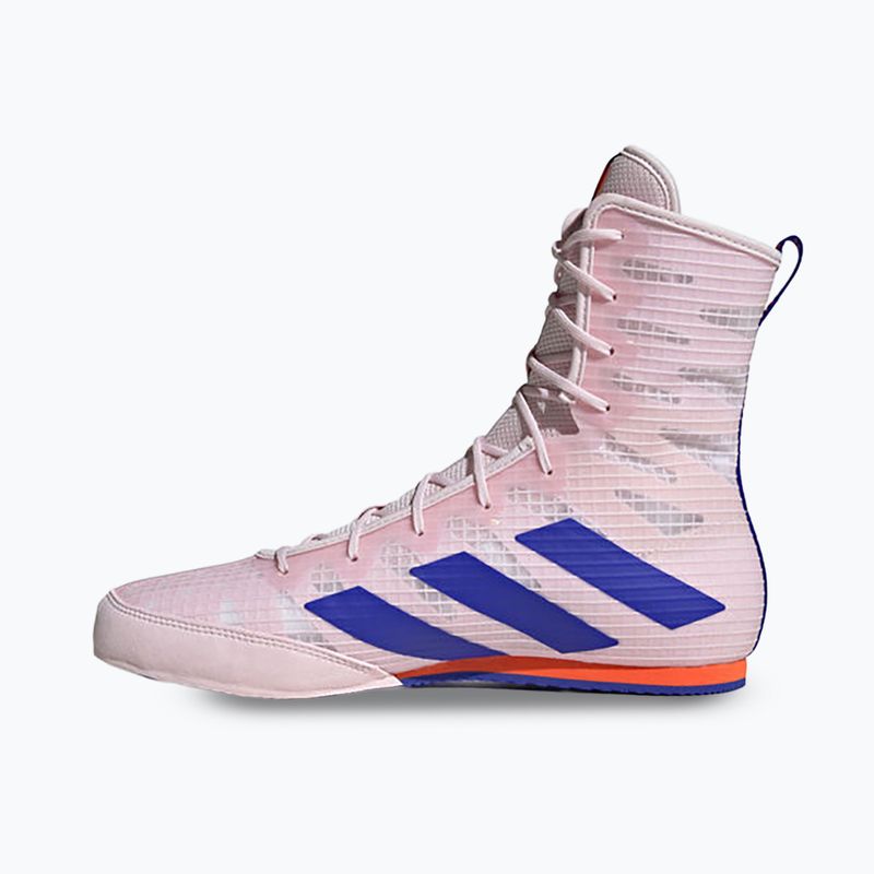 Boxerské boty adidas Box Hog 4 téměř růžová/lucid blue/impact orange 11