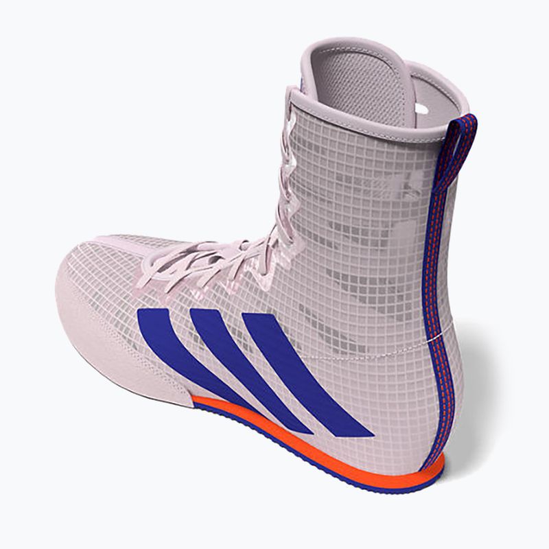 Boxerské boty adidas Box Hog 4 téměř růžová/lucid blue/impact orange 13