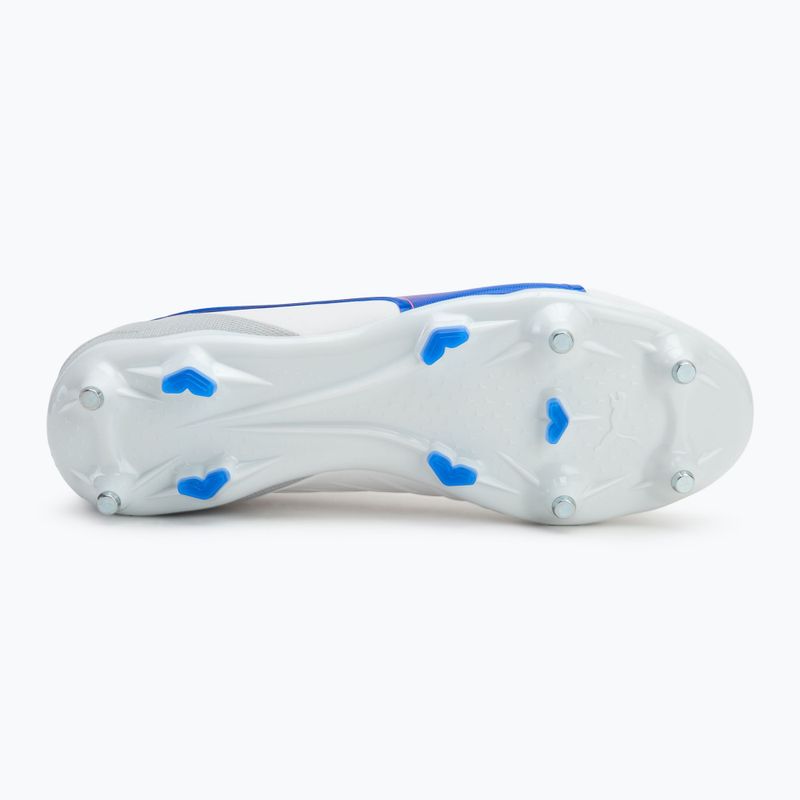 Pánské kopačky PUMA King Match MxSG puma white/bluemazing/flat light grey/sunset glow 4