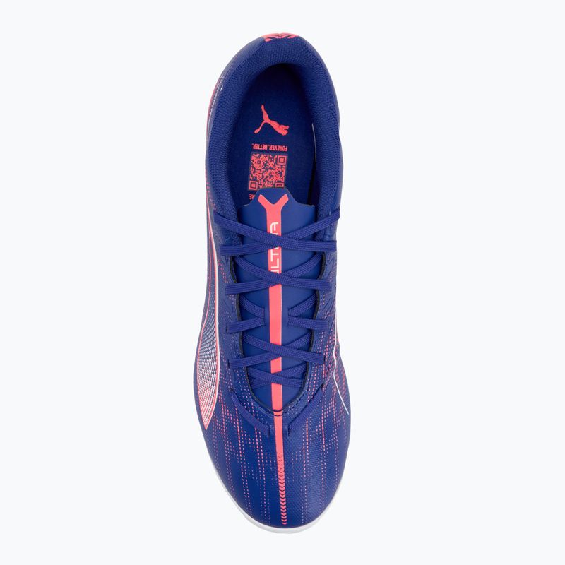 Kopačky PUMA Ultra 5 Play IT lapis lazuli/puma white/sunset glow 5