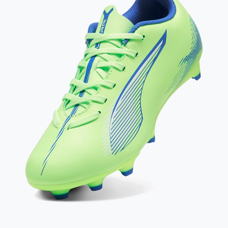 Dětské kopačky  PUMA Ultra 5 Play FG/AG Jr fizzy apple/puma white 8