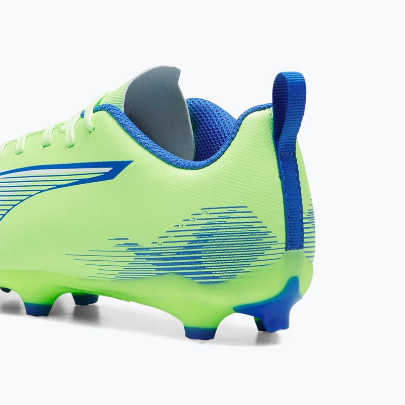 Dětské kopačky  PUMA Ultra 5 Play FG/AG Jr fizzy apple/puma white 10