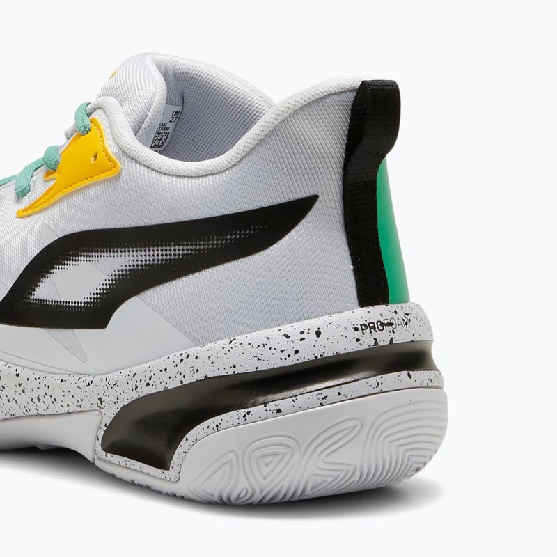 Pánské basketbalové boty  PUMA Genetics Speckle puma black/silver mist/jade frost 9