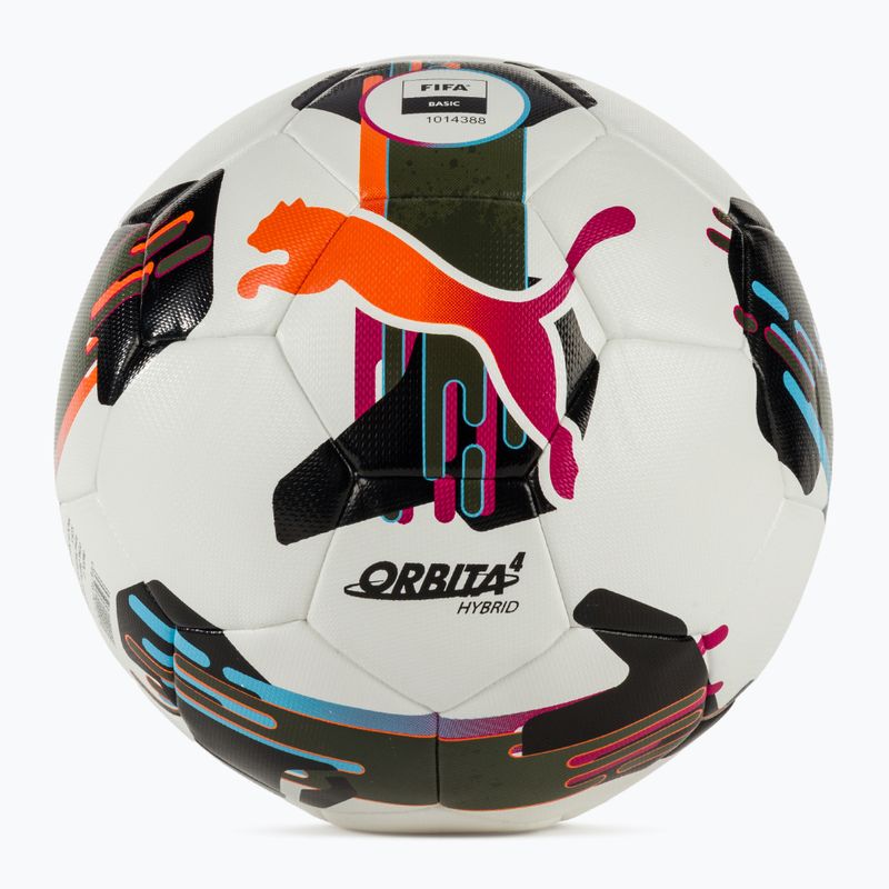 Fotbalový míč PUMA Orbita 4 HYB FIFA Basic puma white/multicolor velikost 5