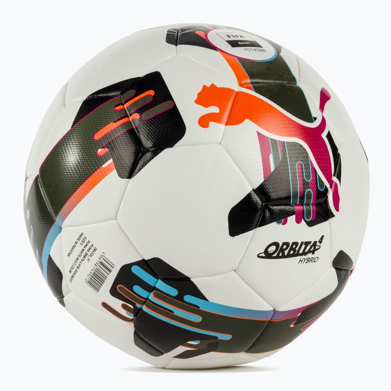 Fotbalový míč PUMA Orbita 4 HYB FIFA Basic puma white/multicolor velikost 5 2