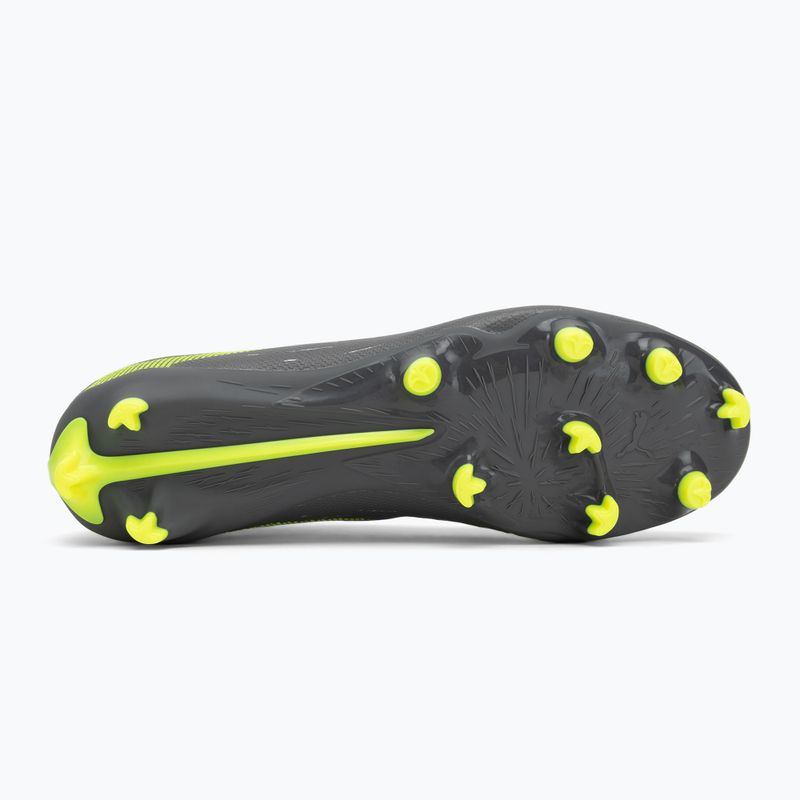 Pánské kopačky PUMA Ultra 5 Play+ FG/AG matte aged silver/yellow alert/puma aged silver 4
