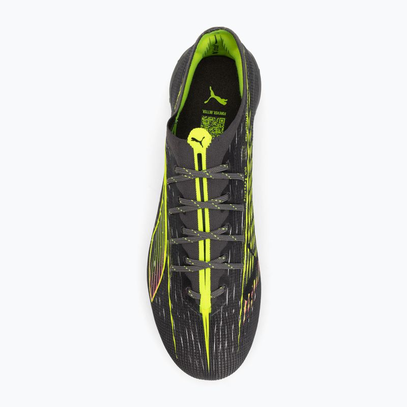 Pánské kopačky PUMA Ultra 5 Ultimate FG matte aged silver/yellow alert/sun struck 5