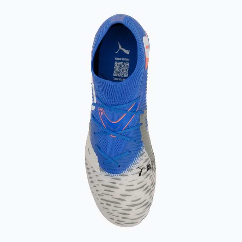 Pánské kopačky PUMA Future 8 Match Forever FG/AG white/ultra blue/feather gray/puma black/glowing red 5