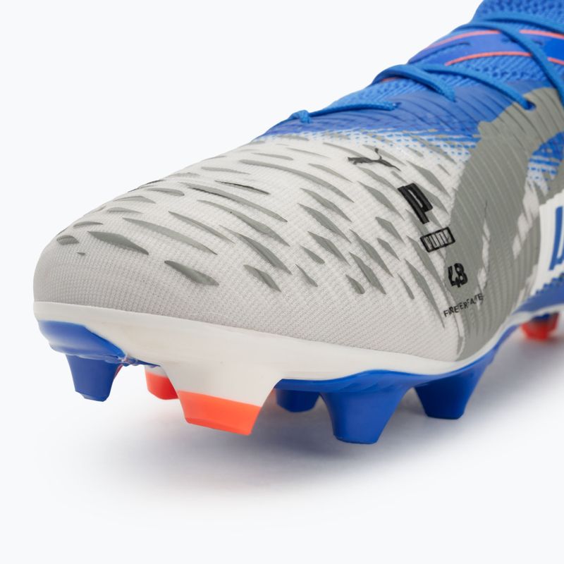 Pánské kopačky PUMA Future 8 Match Forever FG/AG white/ultra blue/feather gray/puma black/glowing red 7