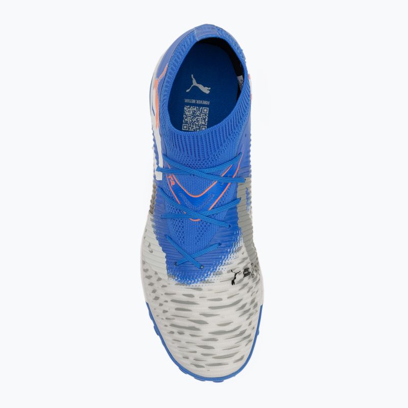 Pánské kopačky PUMA Future 8 Match Forever TT white/ultra blue/feather gray/puma black/glowing red 5