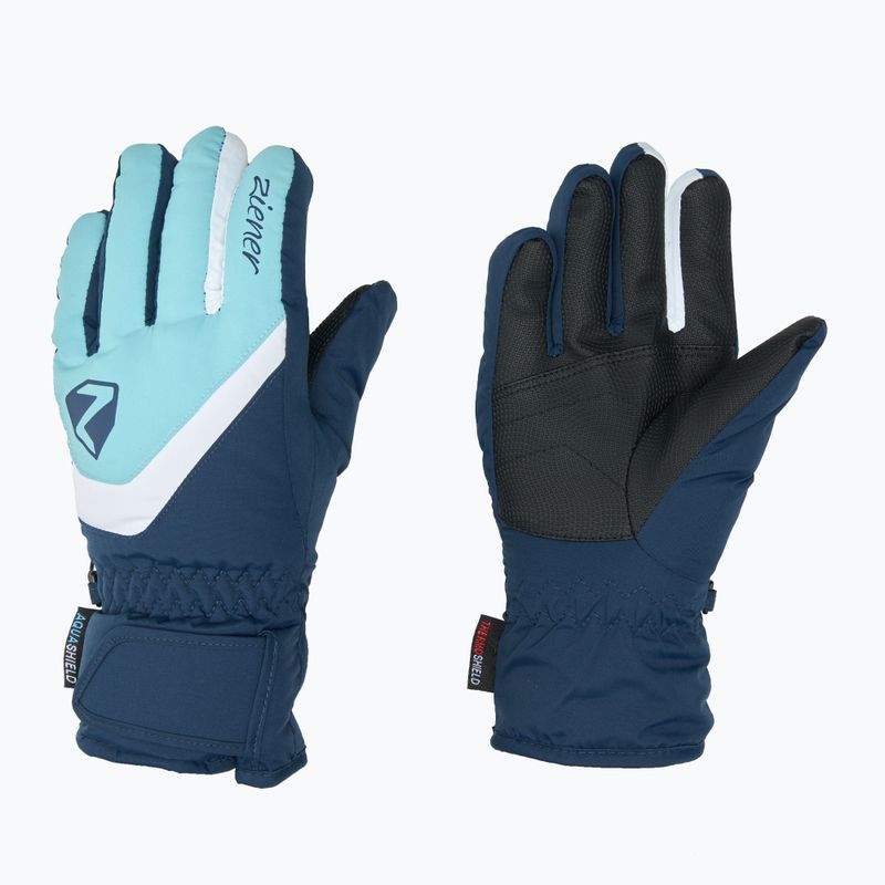 Dětské lyžařské rukavice ZIENER Loriko AS dark navy