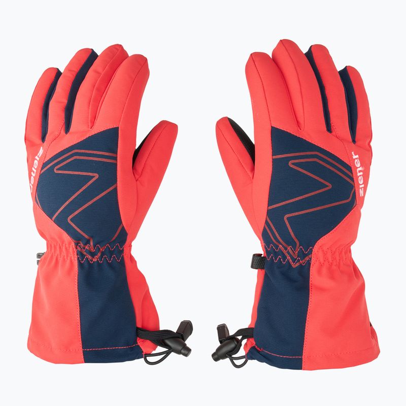 Dětské lyžařské rukavice ZIENER Laval Aquashield AW fiery red 4